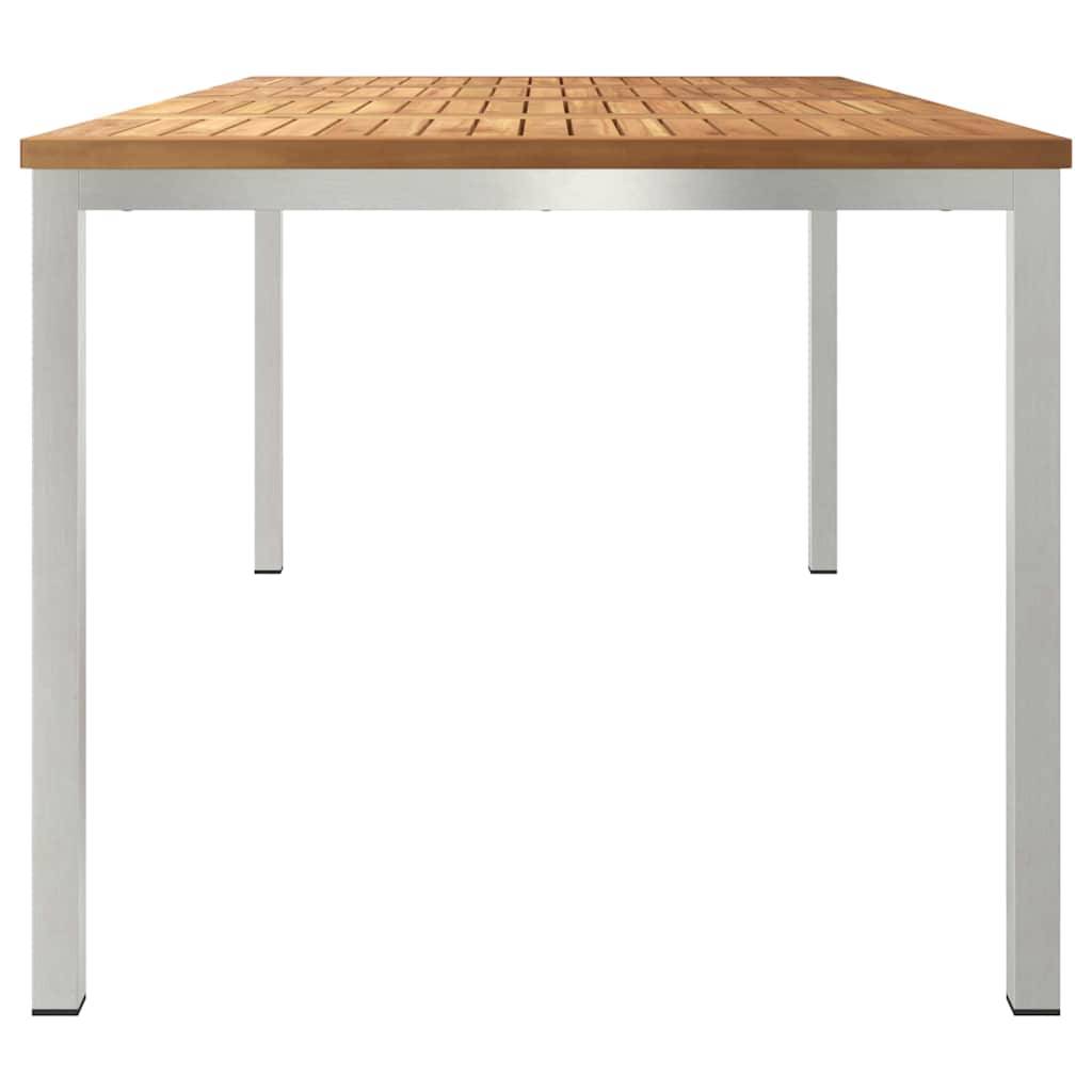 Table à manger Bois de Teck Massif Marron 180 x 90 x 75 cm - PANGIVO - Image 6