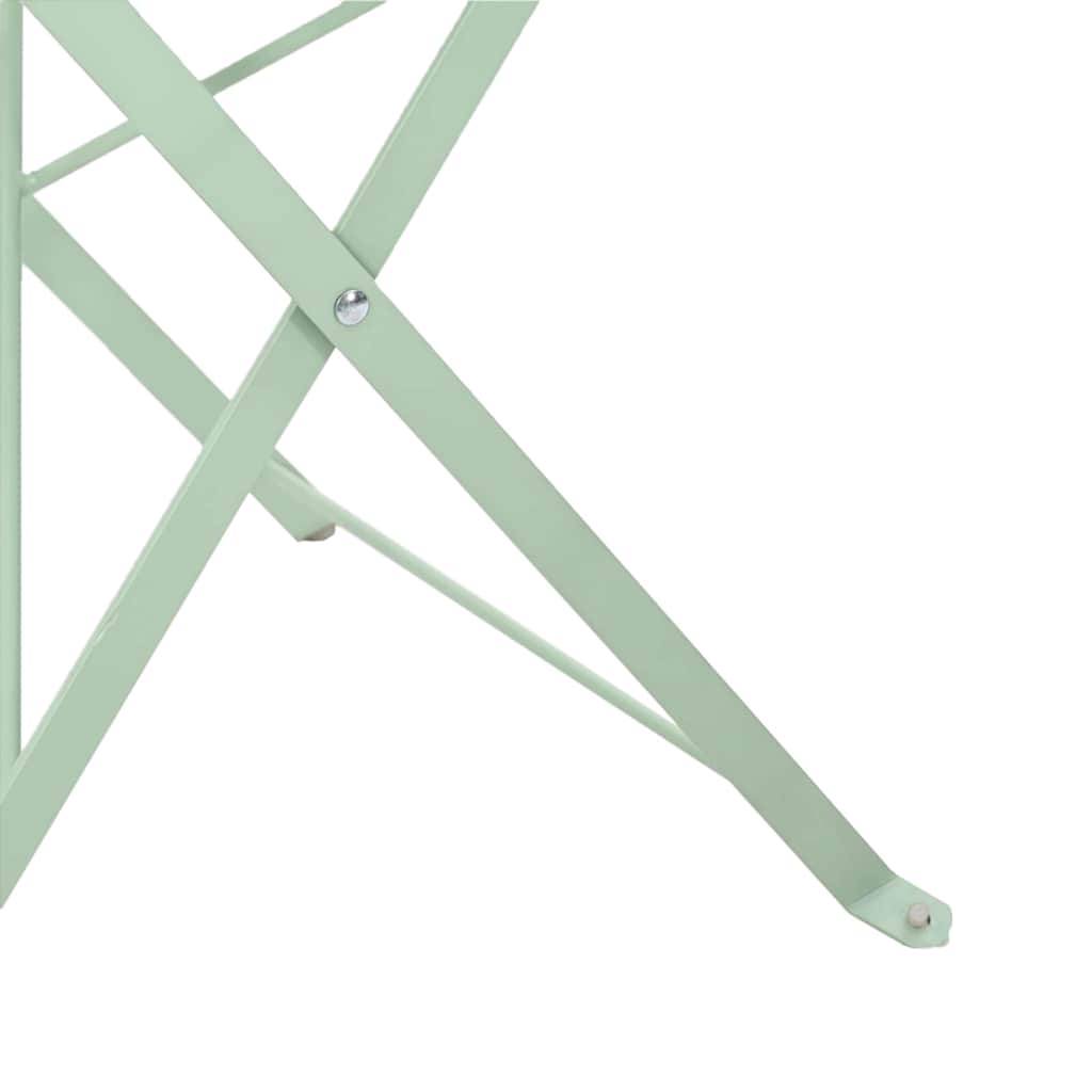 Prolenta Premium - Chaises de jardin métal vert  42 x 46 x 82 cm  - Prolenta premium p358.1 - Image 8
