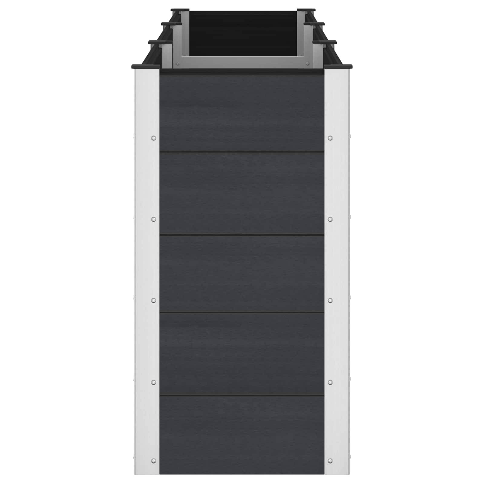 Prolenta Premium - Jardinière aluminium noir  300 x 50 x 91 cm  - Prolenta premium p3266.7 - Image 4