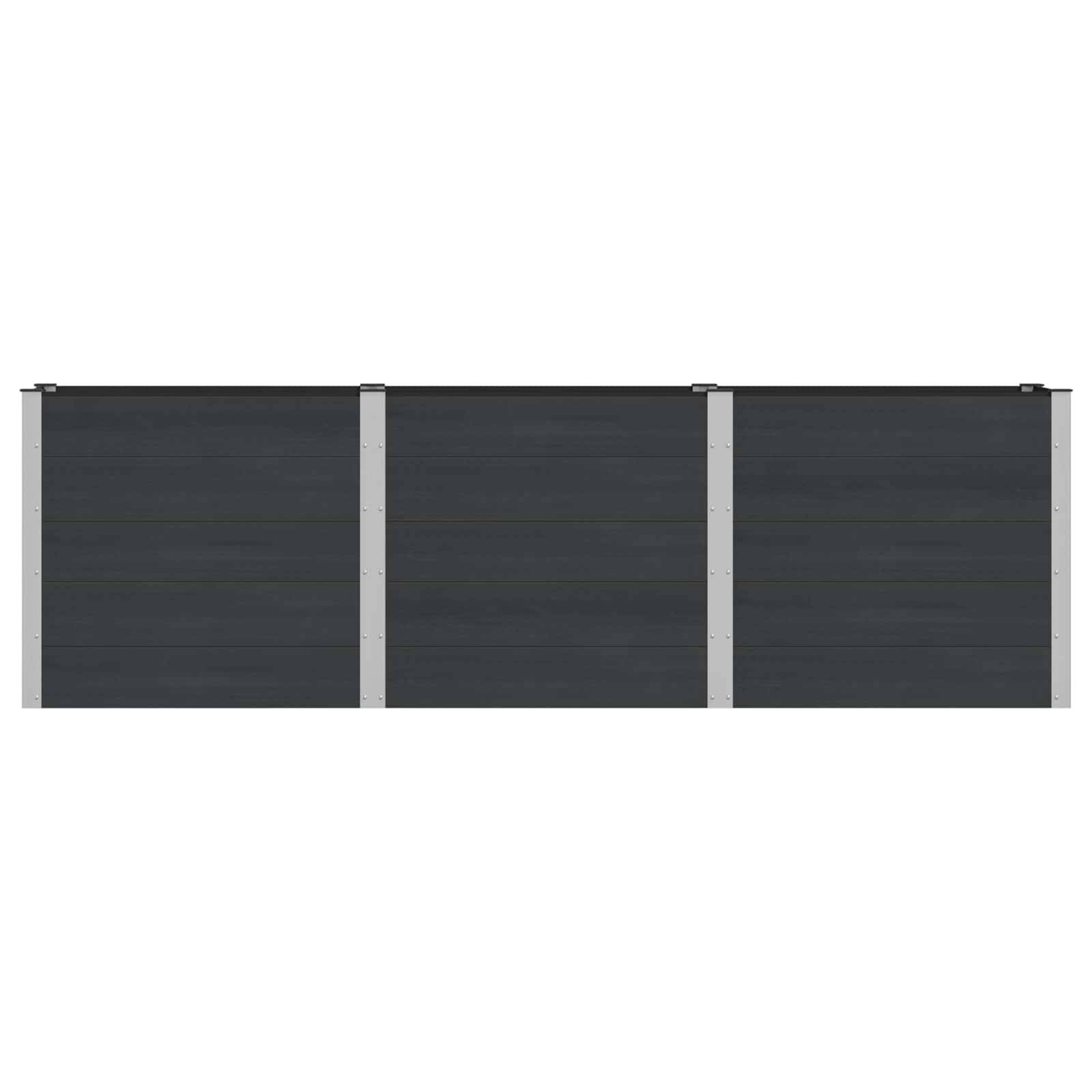 Prolenta Premium - Jardinière aluminium noir 300 x 50 x 91 cm - Prolenta premium p3266.7 - Image 3