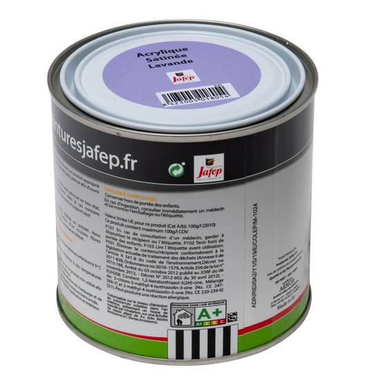Peinture acrylique satinée lavande Jafep 0,5l 0,5 L - 0,5 L - Image 4