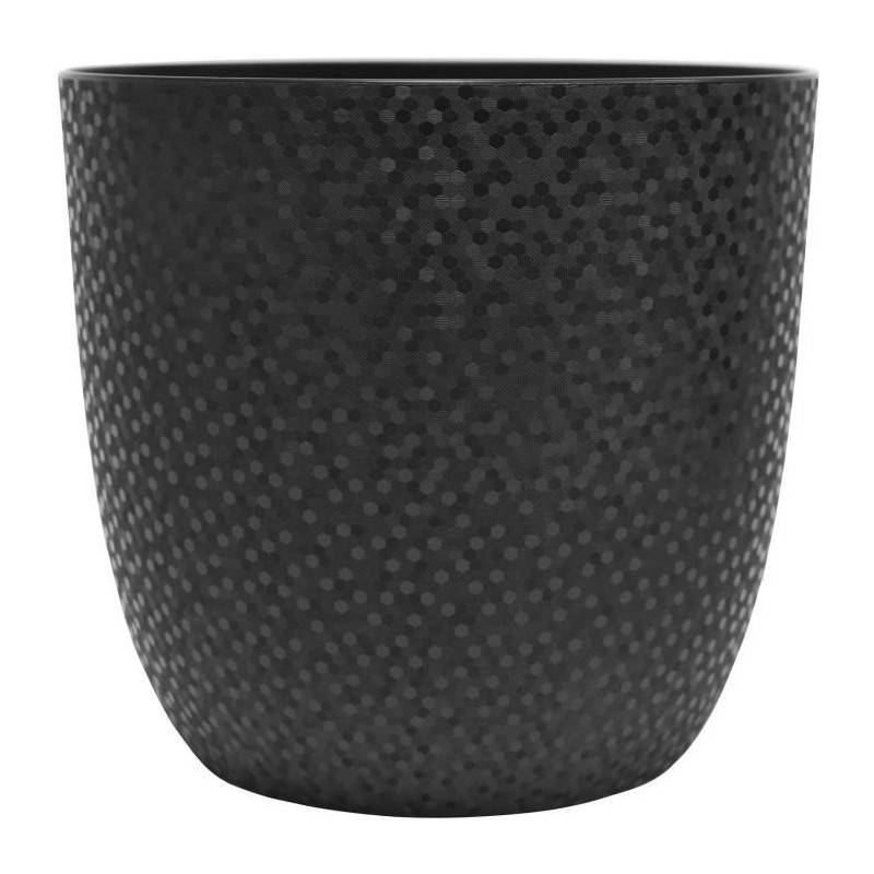 EDA Plastiques - Eda Cache-pot Opale ø 29,5 Cm - Volume 14,8 L - Noir - Image 1