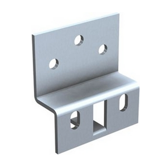 Support à visser pour rail 40 x 6 mm - MANTION SAS - 1703