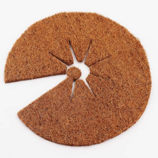 3 disques de paillis de noix de coco 45cm tapis en fibre de coco tapis de protection des plantes en fibre de coco - Image 4