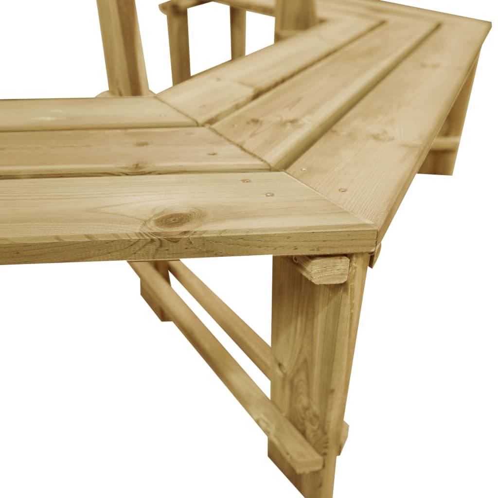 Maison Chic - Banc de jardin - Banc d'extérieur - Banquette 240 cm Bois de pin imprégné ny749 - Image 4