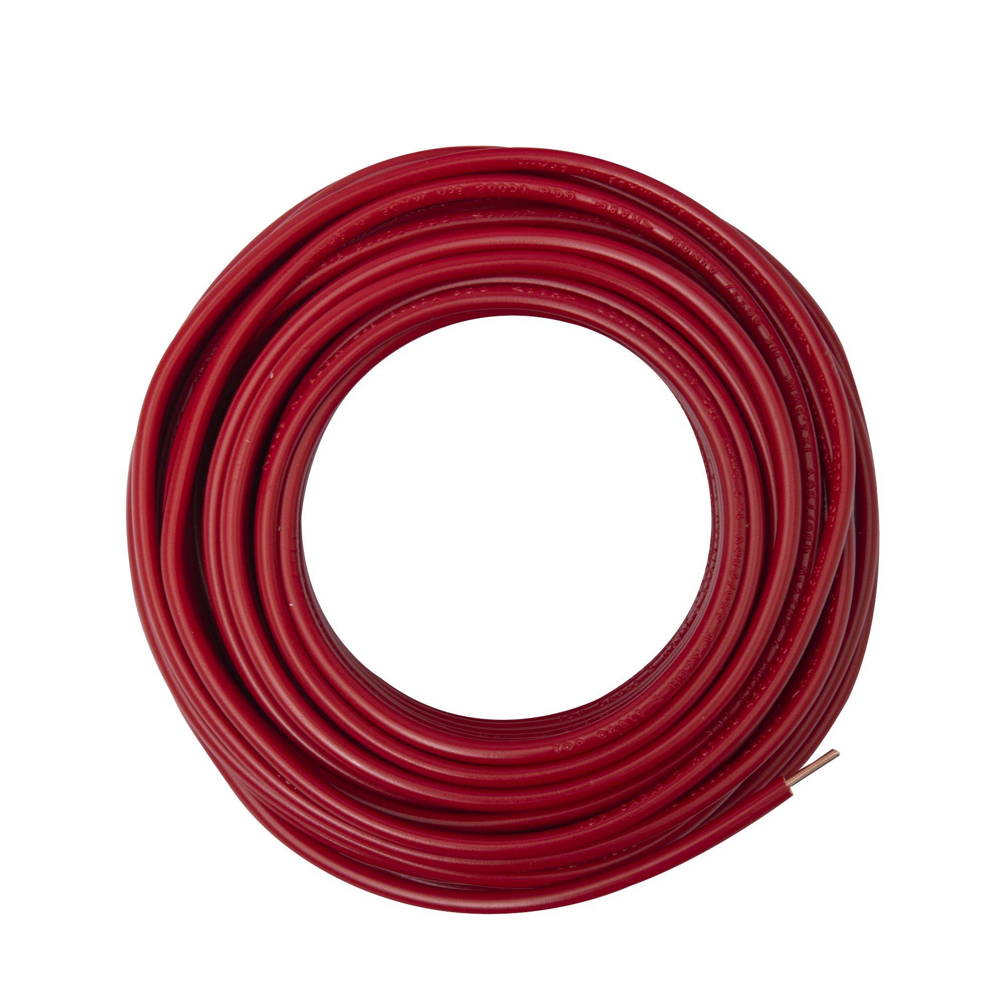 Zenitech - Câble électrique HO7V-U 2,5mm2 rouge 10m - Image 3