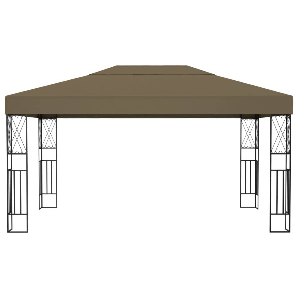 Vidaxl - Tonnelle 3x4 m Taupe Tissu vidaXL 312270 - Image 2