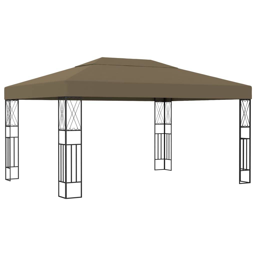 Vidaxl - Tonnelle 3x4 m Taupe Tissu vidaXL 312270