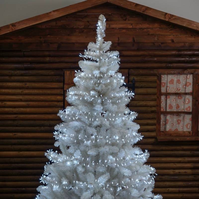 Lotti - Guirlande 30M BOA 6cm 1500 LED blanc froid timer 8 programmes câble transparent Lotti - Image 5