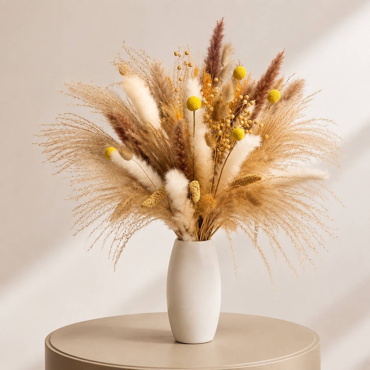 Lot de 100 Plantes et Fleurs Séchées 40 à 44 Cm Décoration Boho Mariage Anniversaire - Image 2