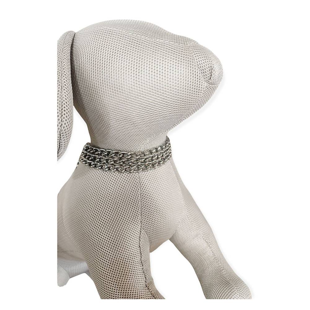 Collier d'arrêt, L-XL 55 cm/2.5 mm 3 rang, pour chien - Image 3