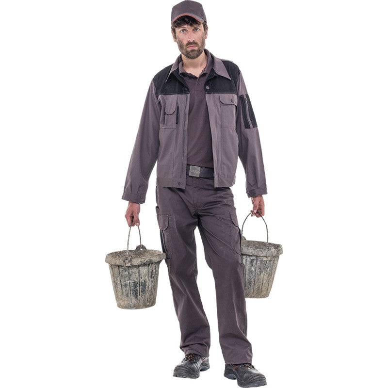 Herock - Pantalon de travail multipoches HEROCK Thor gris/noir - taille 46 - HEROCK - Image 3
