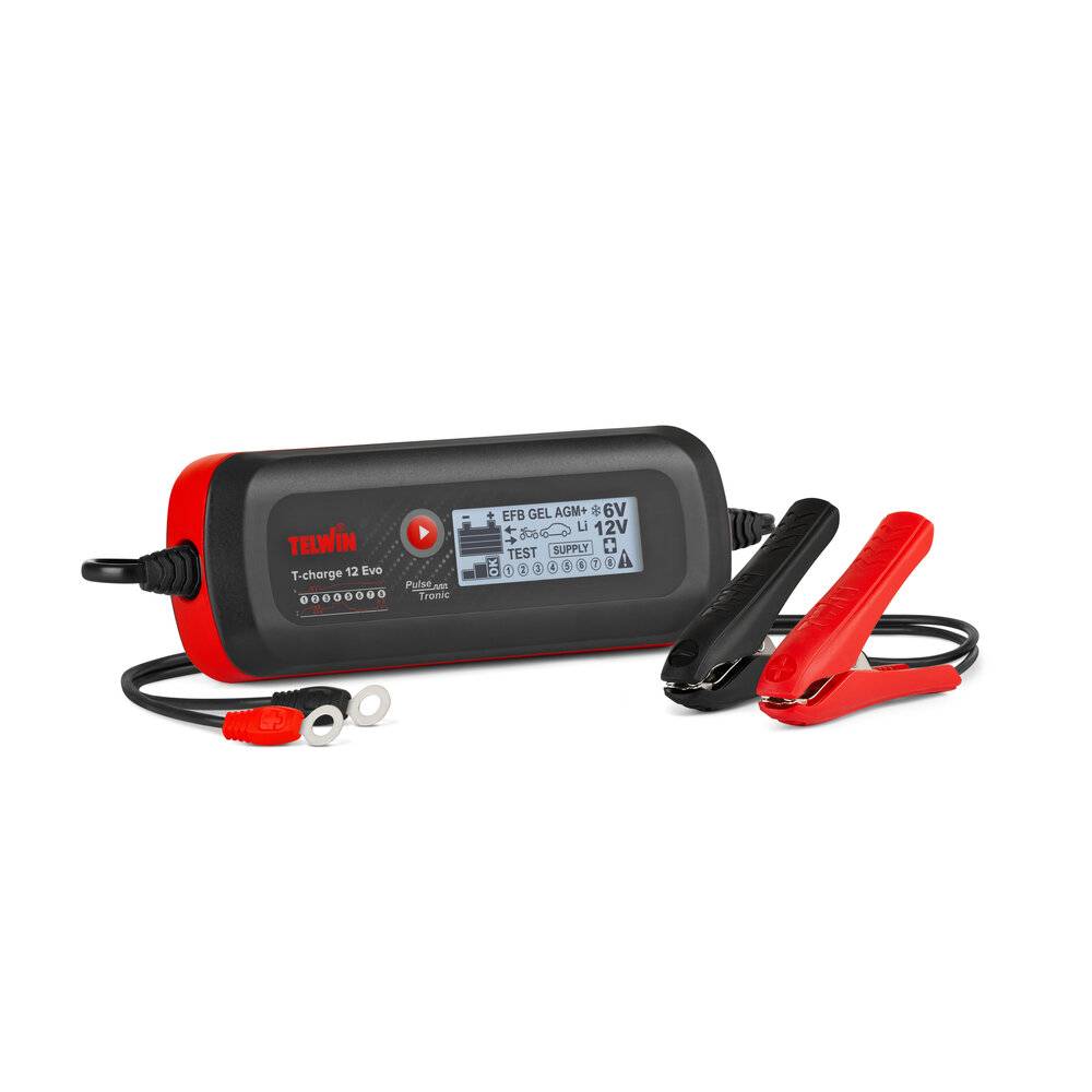 Chargeur de batterie T-Charge 12 EVO - 6V/12V - TELWIN - 807578 - Image 1