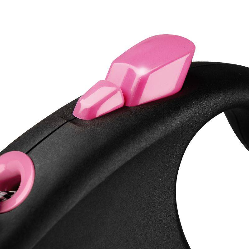 Flexi - Laisse Black Design M Cord 5m black/ pink FU22C5-251-S-CP Flexi - Image 3