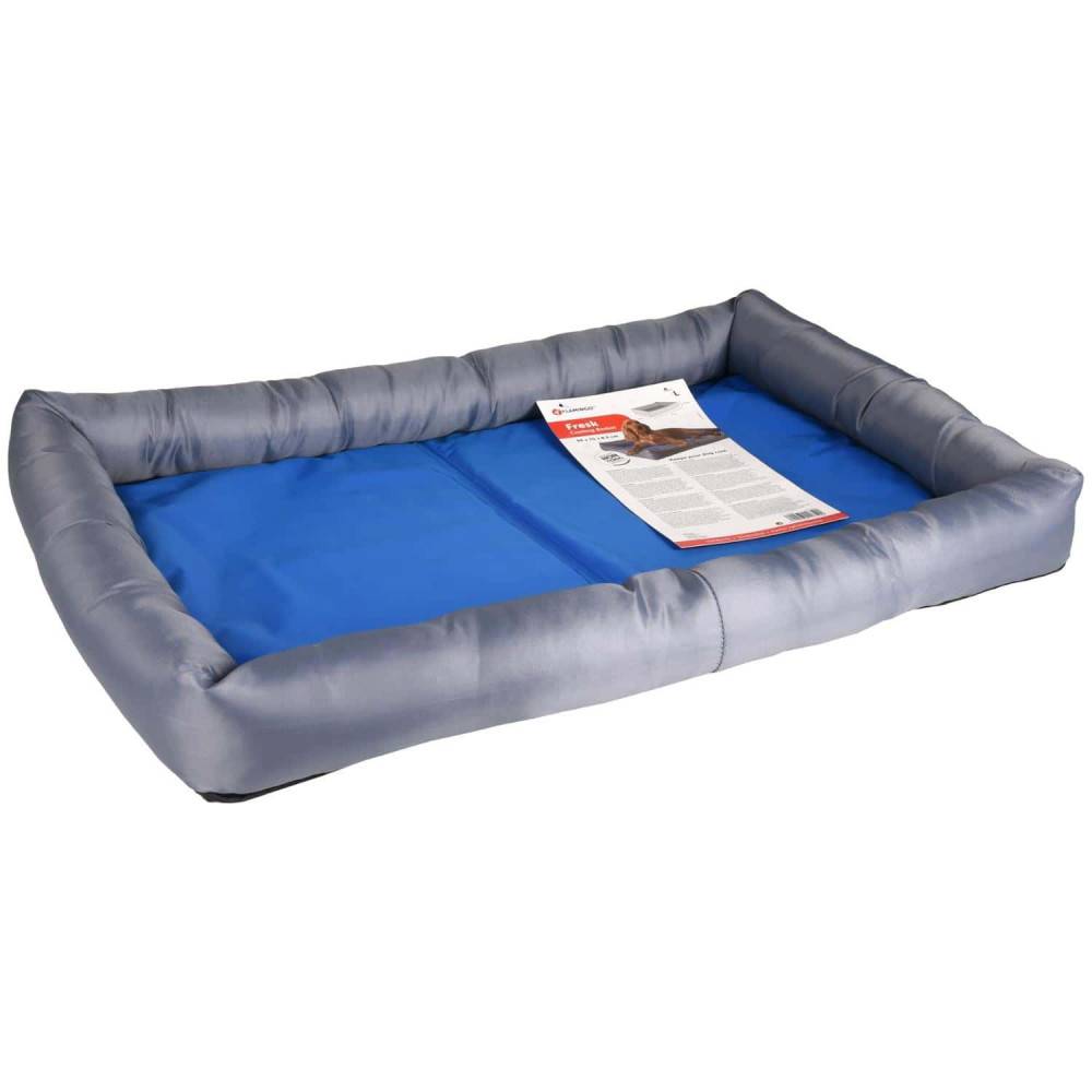 Flamingo - Coussin rafraîchissant FRESK taille L, 70 x 50 x 8.5 cm bleu/gris pour chien - Image 3