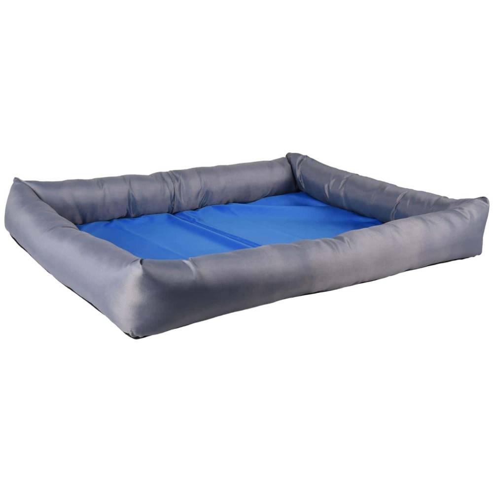 Flamingo - Coussin rafraîchissant FRESK taille L, 70 x 50 x 8.5 cm bleu/gris pour chien - Image 2