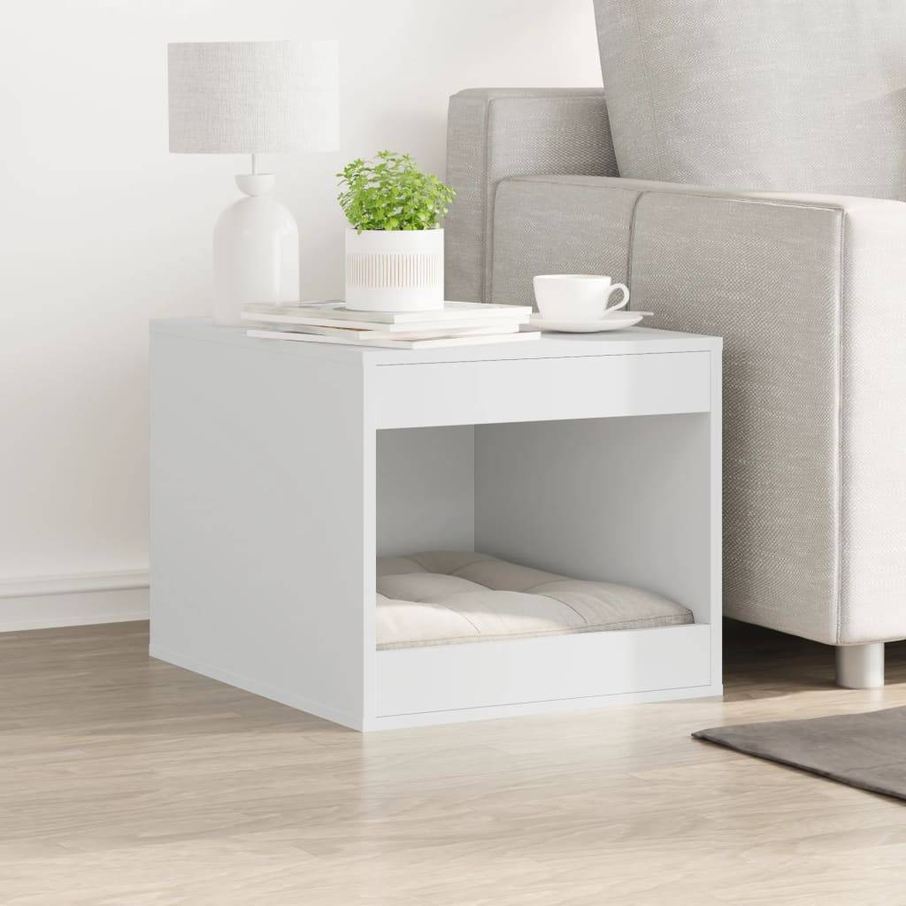Prolenta Premium - Meuble à litière pour chat bois blanc 47 x 59 x 42 cm - Prolenta premium p346.5 - Image 2