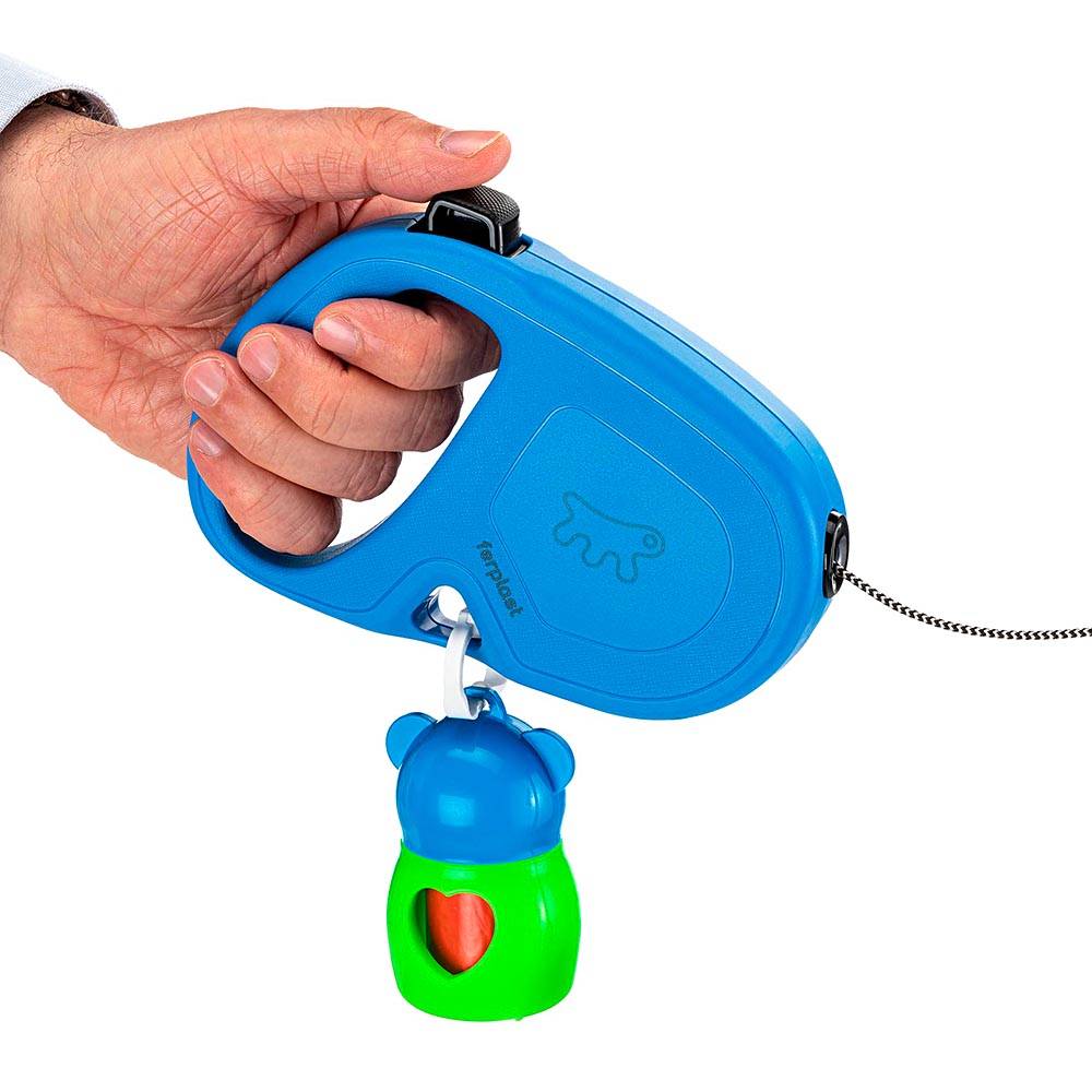 Ferplast - Ferplast Laisse Chien Enrouleur FLIPPY ONE, Laisse pour Grands Chiens jusqu'à 35 Kg. Cordon Extensible max 5 m. Bouton unique pour verrouiller et - Image 4