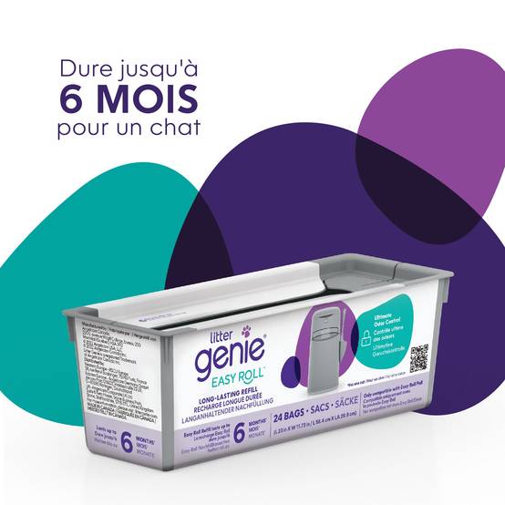 1 recharge Easy Roll Littergenie 24 sacs - Image 2
