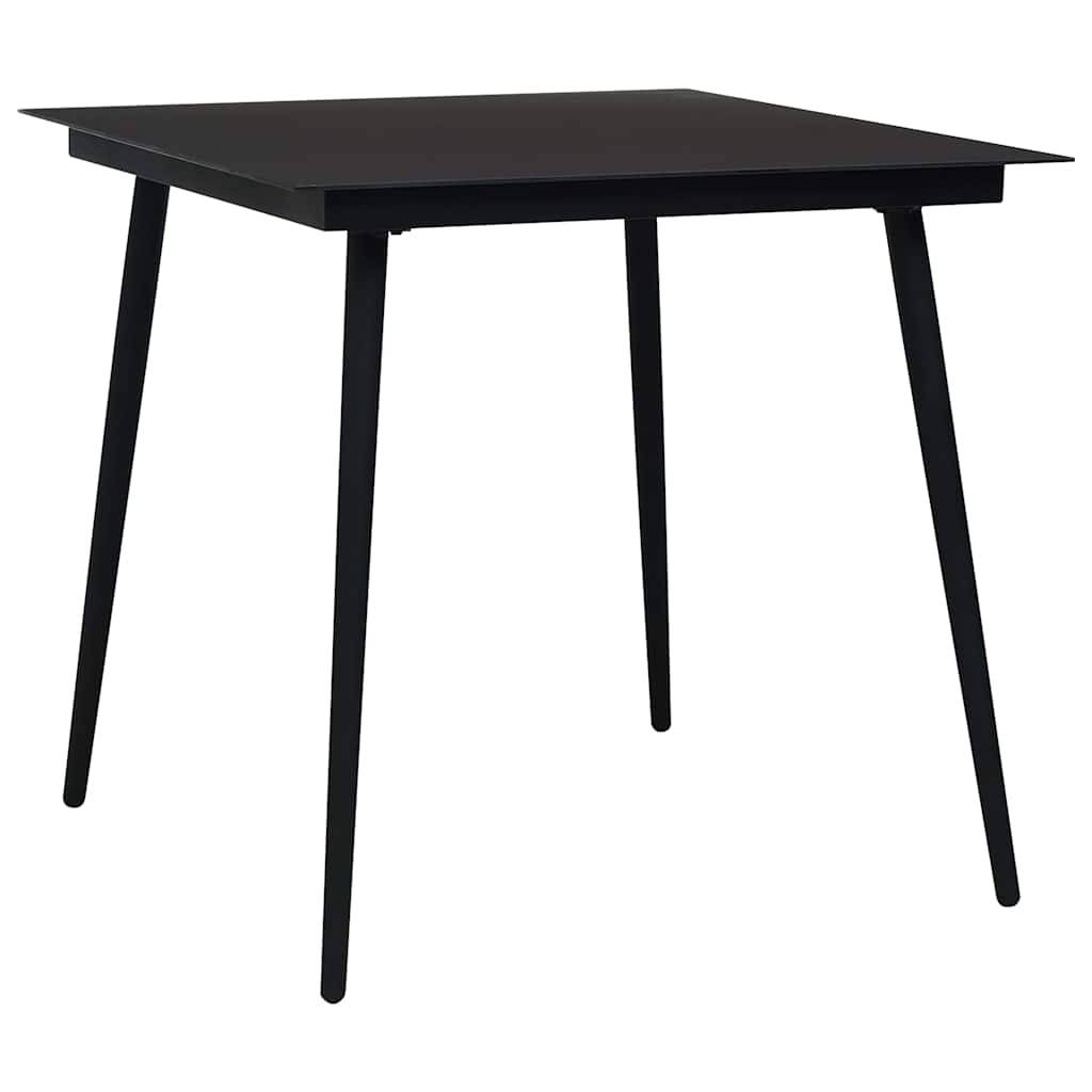 Vidaxl - Ensemble à manger d'extérieur 3 pcs-Salons de jardin Rotin PVC Noir 547609 - Image 3