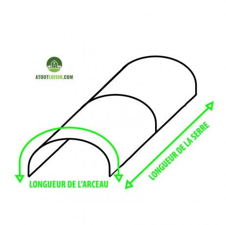 Plastidis - Bâche 250 microns verte blanche opaque - Long 19.50 m, Larg 8.50 m - Image 5