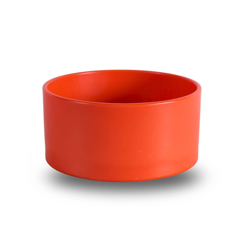 Chick'a - Mangeoire plastique ronde rouge CHICK'A - Image 1