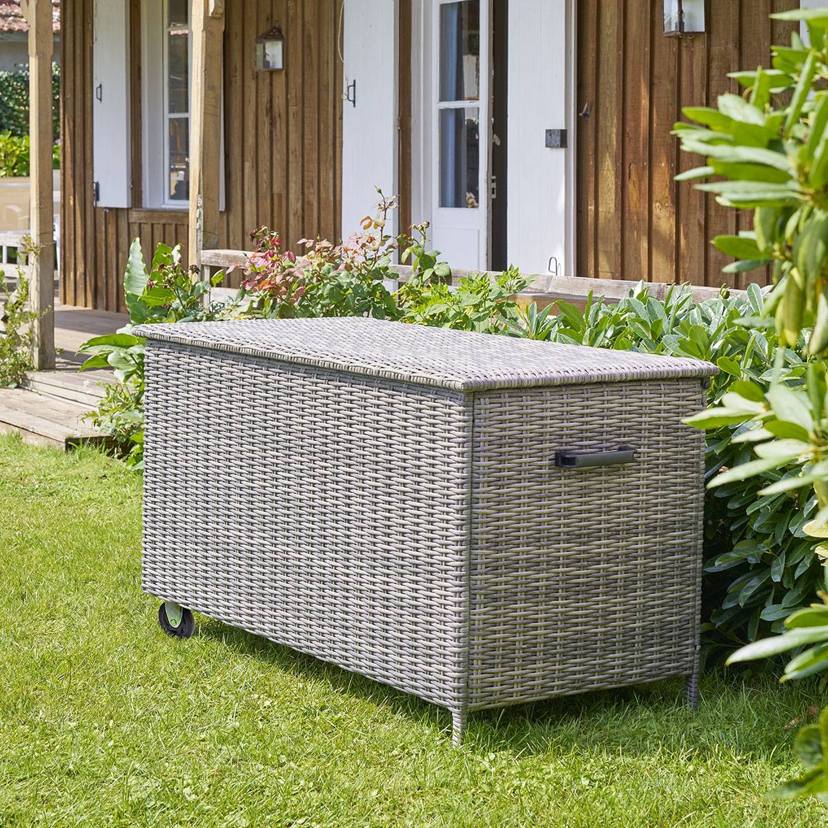 Hesperide - Coffre de rangement 600L "Bayana" terre d'ombre en acier traité époxy Hespéride - Image 1