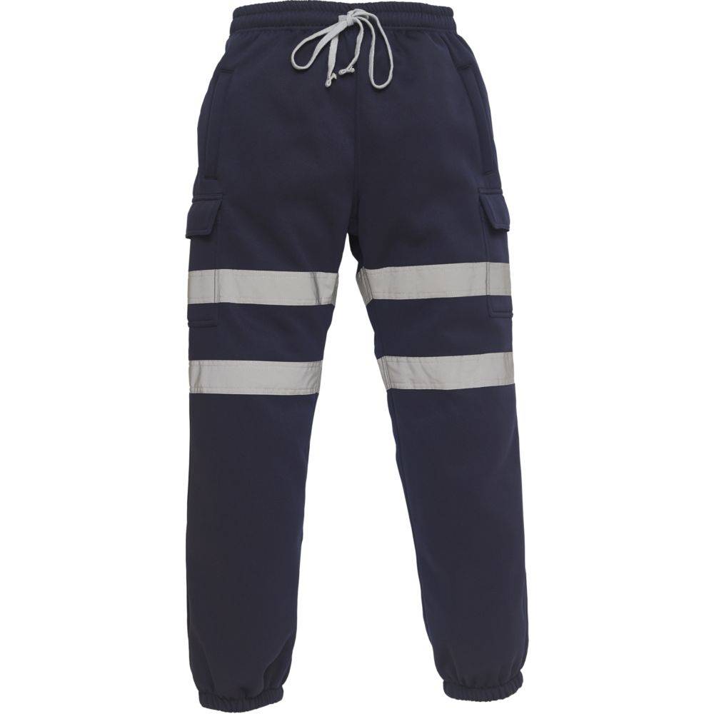 Pantalon de jogging haute visibilité Yoko CARGO Bleu Marine S