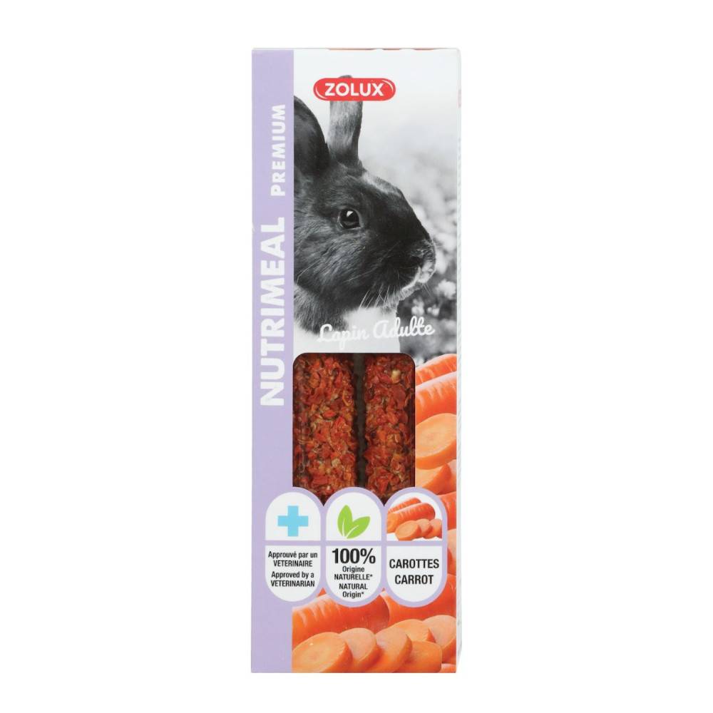 Zolux - zolux - Friandises 2 sticks premium carotte pour lapin adulte, pour lapin - Image 1