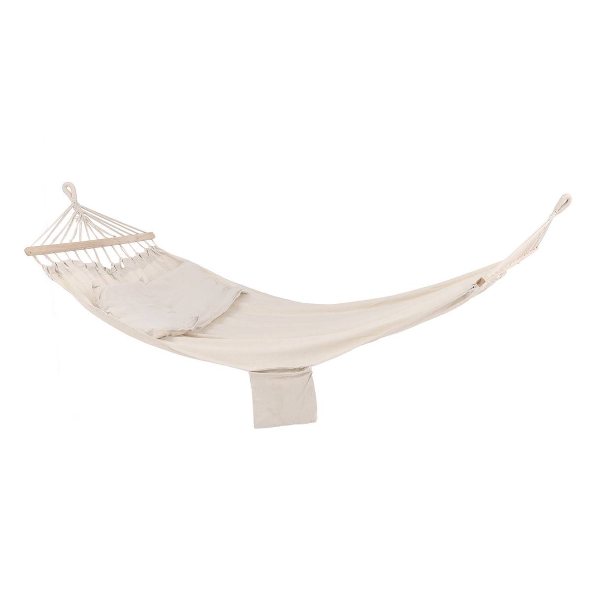Paris Prix - Hamac en Tissu "Anini" 150cm Naturel - Image 1