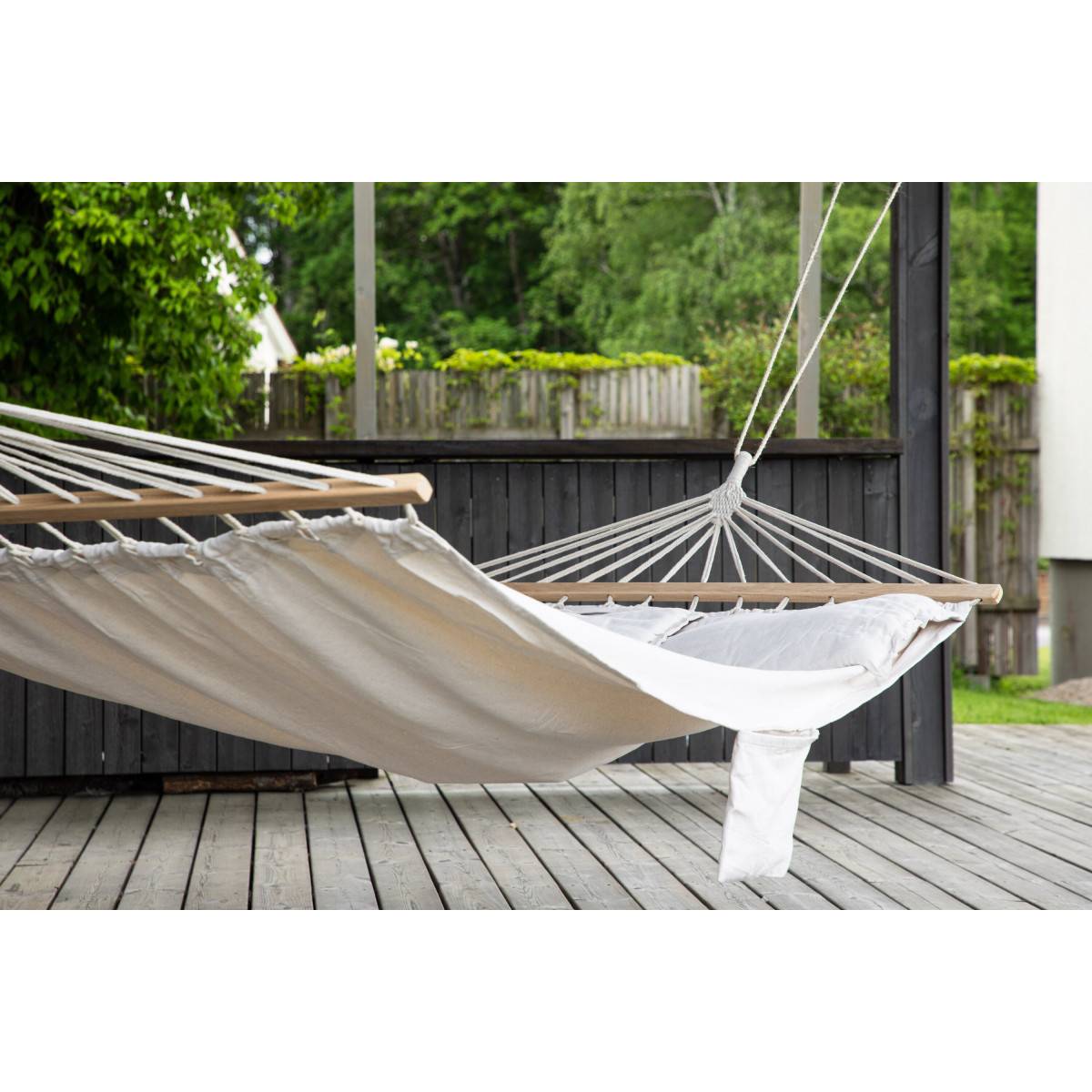 Paris Prix - Hamac en Tissu "Anini" 150cm Naturel - Image 10