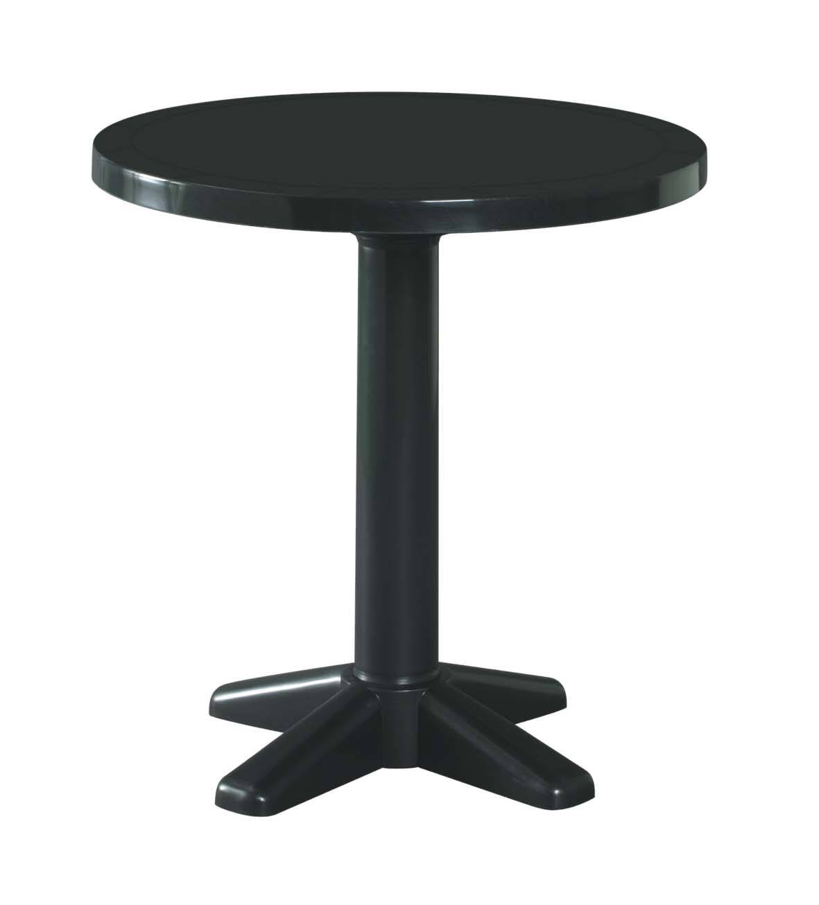 Table ronde extérieure Ø60 anthracite BANYOLES garbar - Image 1