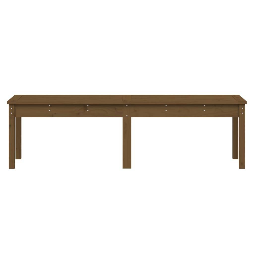 Maison Chic - Banc de jardin - Banc d'extérieur - Banquette à 2 places marron miel 159,5x44x45cm bois de pin - Image 4