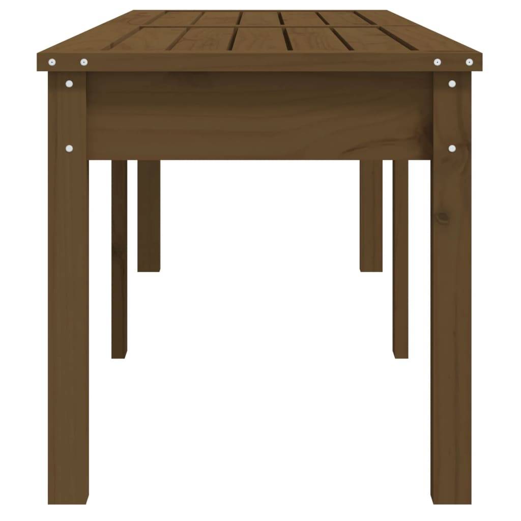 Maison Chic - Banc de jardin - Banc d'extérieur - Banquette à 2 places marron miel 159,5x44x45cm bois de pin - Image 5