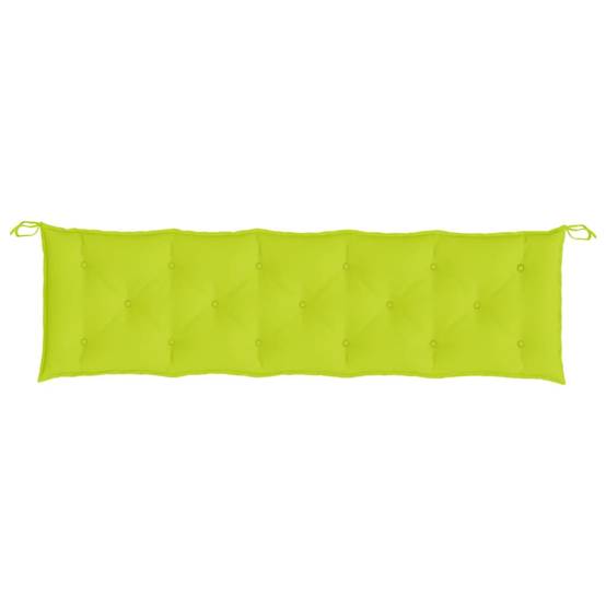 Coussin de banc de jardin vert brillant 180x50x7cm tissu oxford P126 - Image 4