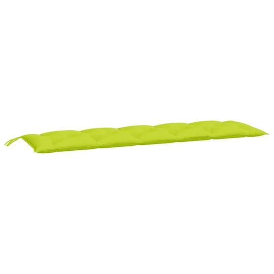 Coussin de banc de jardin vert brillant 180x50x7cm tissu oxford P126 - Image 1