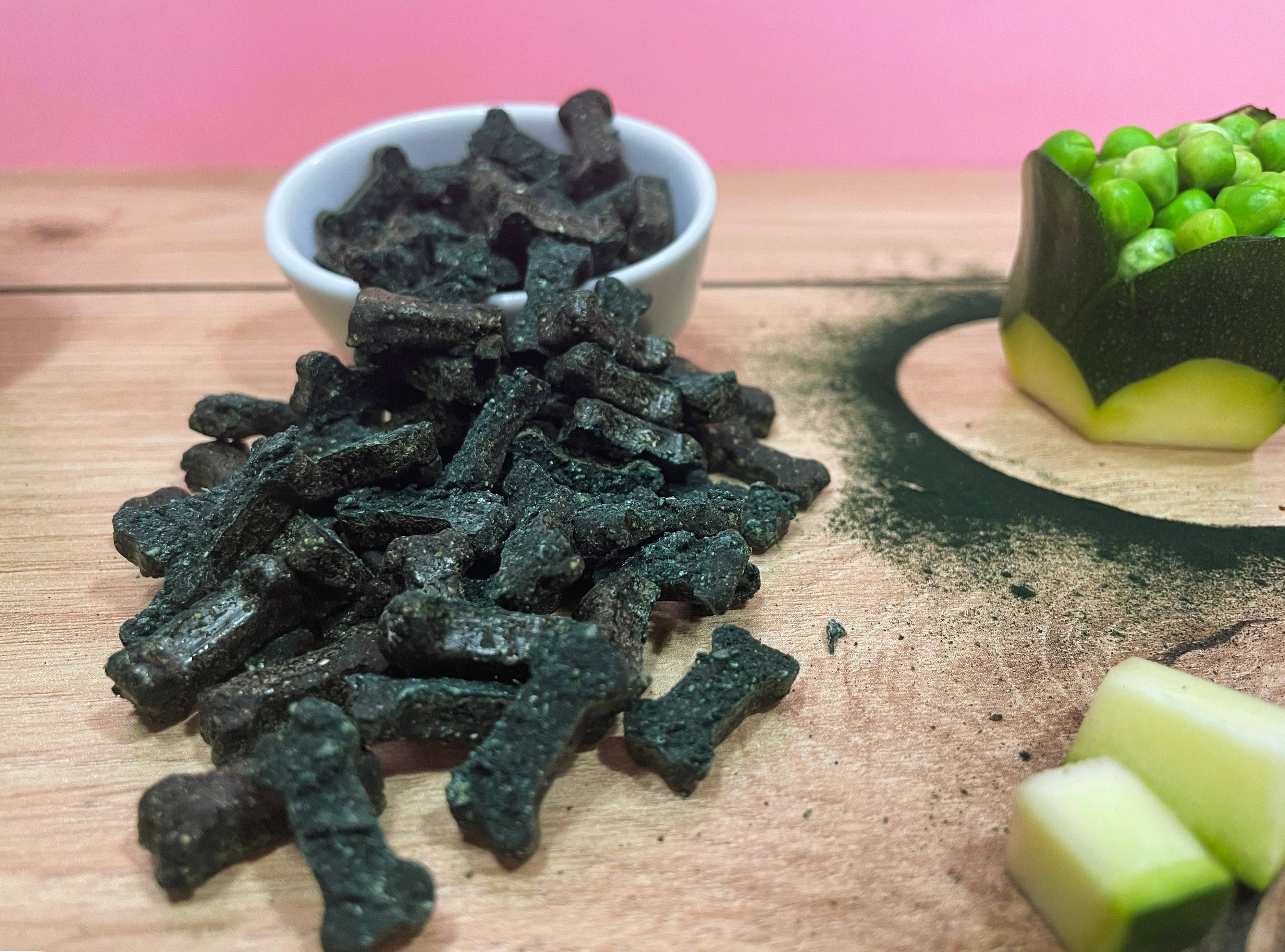 Encas-Nimaux - Friandises Naturelles Végétales Spiruline & Courgette - Image 2