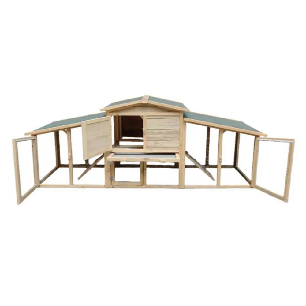 Poulailler Villa Cocotte en Pin Traité - Jusqu'à 4 Poules - Image 8