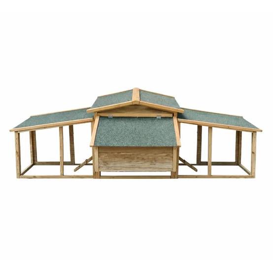 Poulailler Villa Cocotte en Pin Traité - Jusqu'à 4 Poules - Image 9