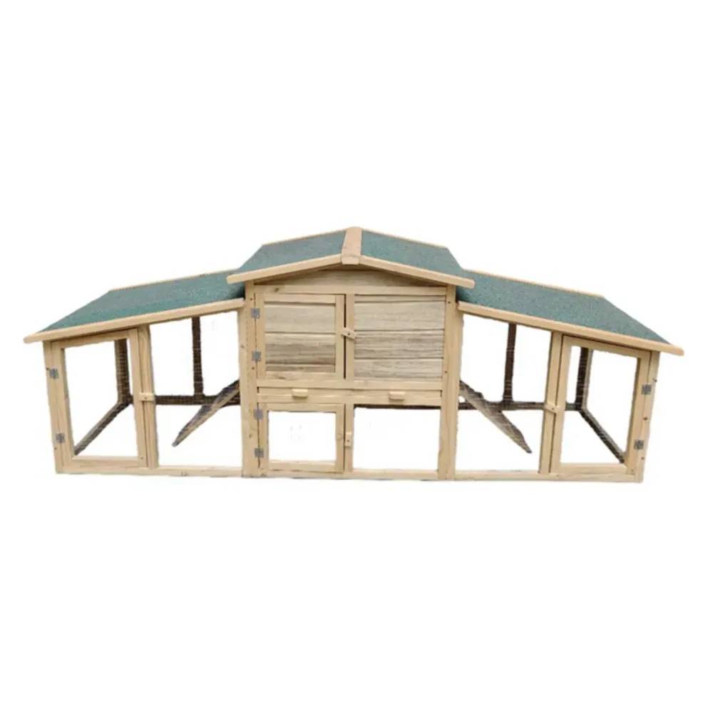 Poulailler Villa Cocotte en Pin Traité - Jusqu'à 4 Poules - Image 10