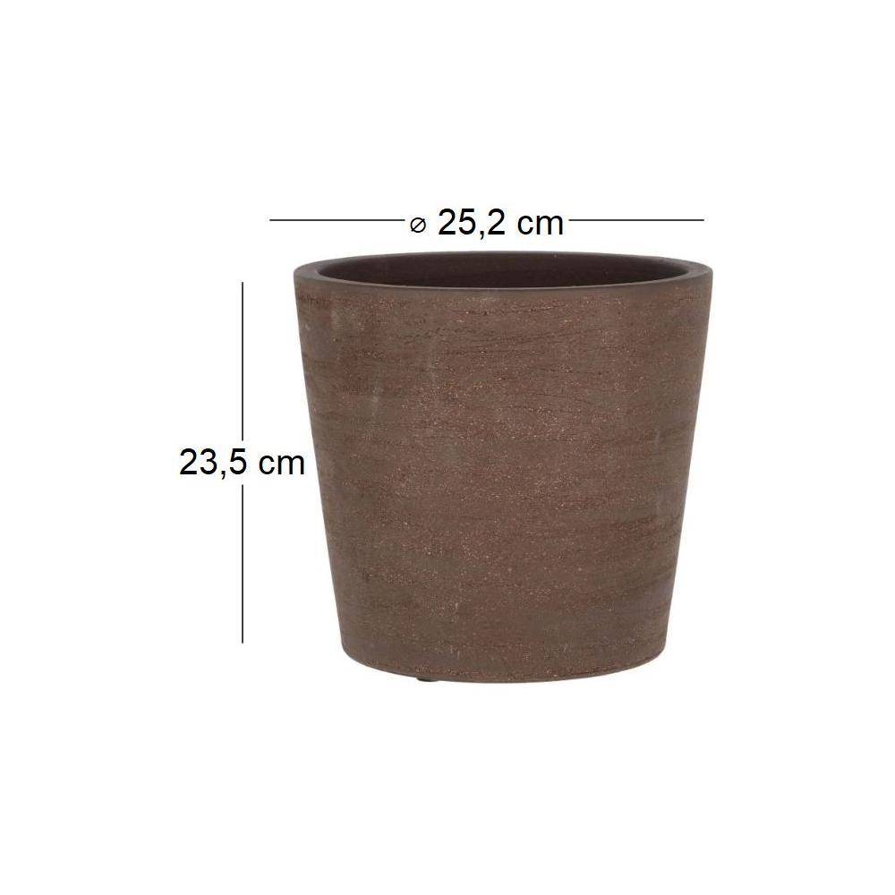 Esschert Design - Pot de fleur en terre cuite non verni marron 25 cm Esschert's Garden - Image 3