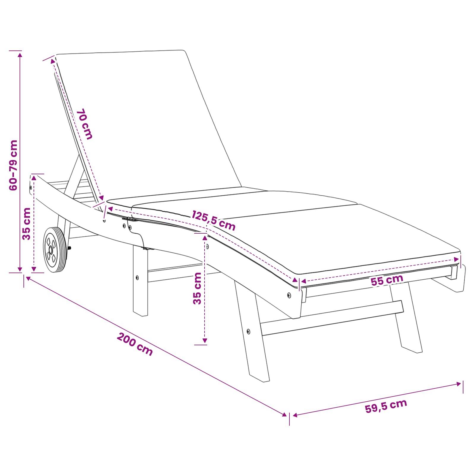 Vidaxl - Transat Polyester Marron et beige vidaXL 42032686 - Image 3