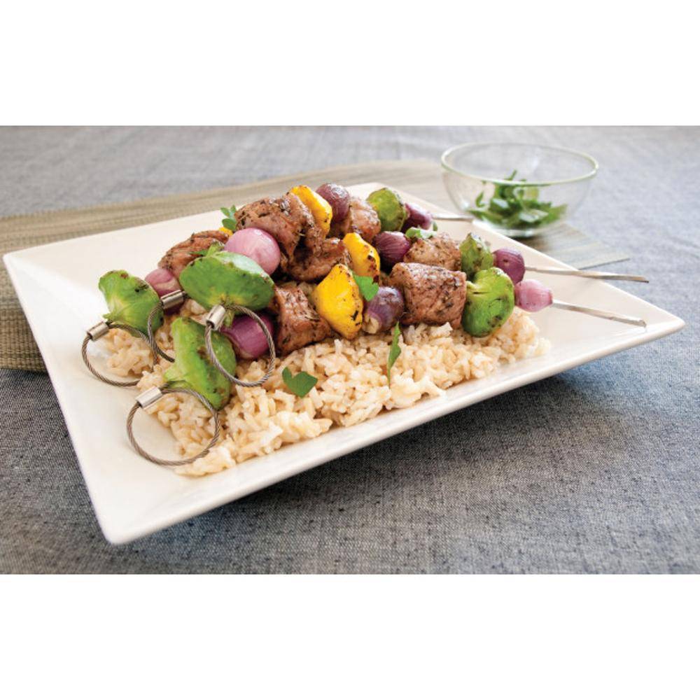 Brochettes flexibles x4 Charcoal Companion - Image 2