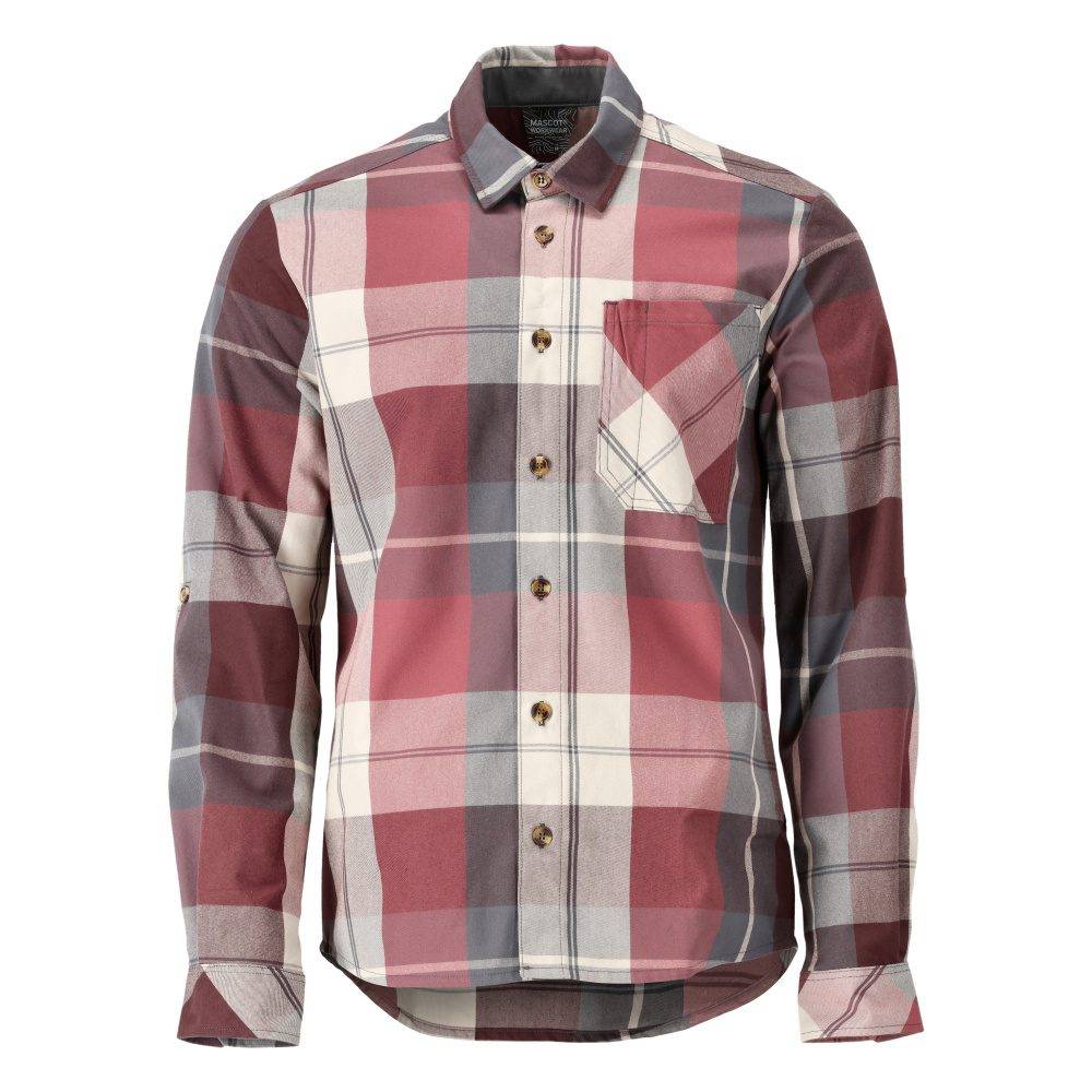 Chemise en flanelle MASCOT Customized - 22904-446-Bordeaux-M