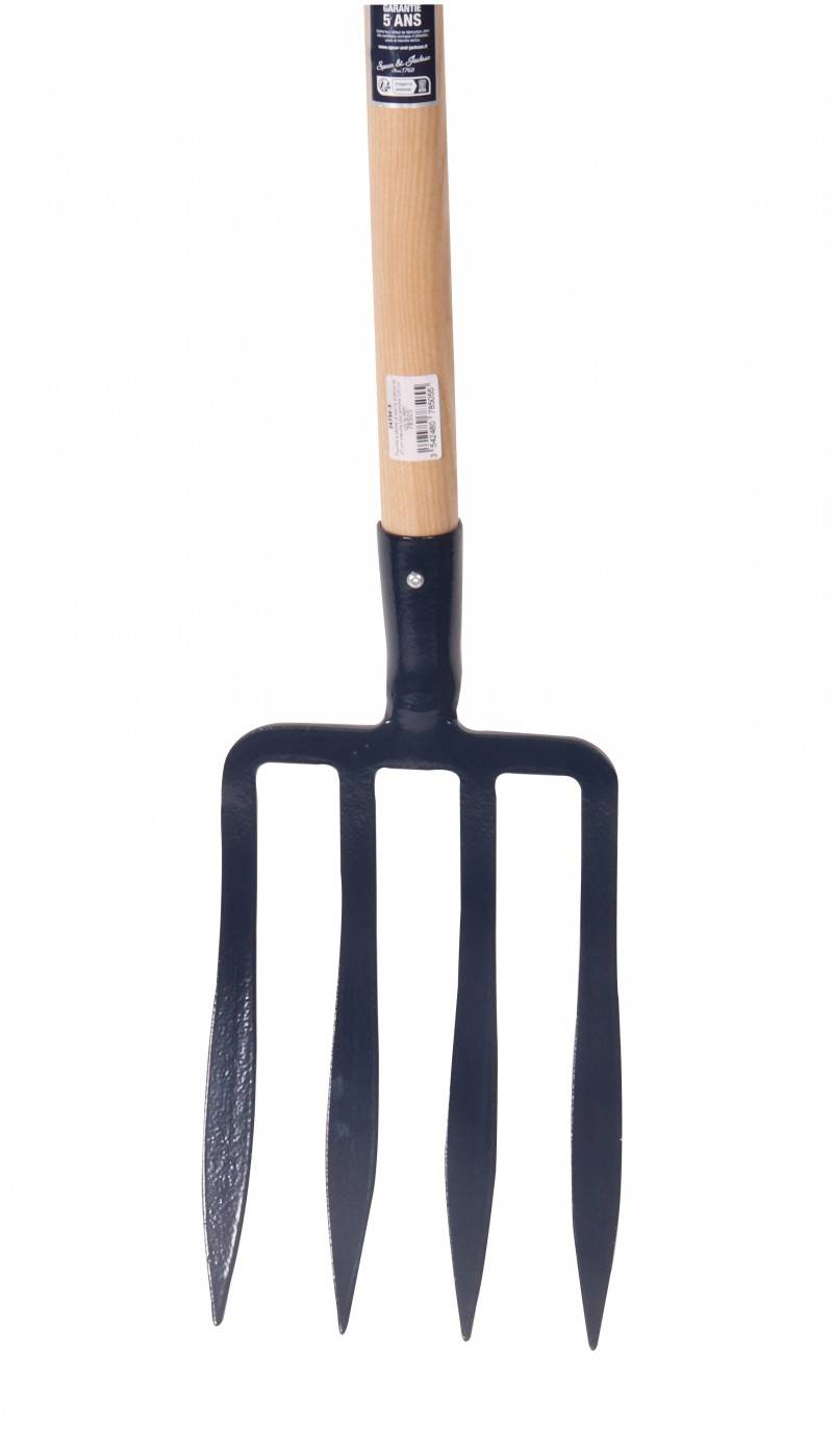 Spear & Jackson - Fourche à bêcher à douille 4 dents spatulées de 27 cm manche pomme 100 cm Spear & Jackson - Image 3