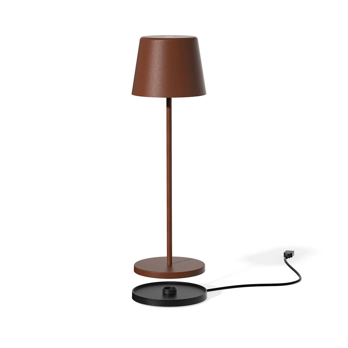 Lumisky - Lampe de table sans fil KELLY Rouille H38cm - Image 10