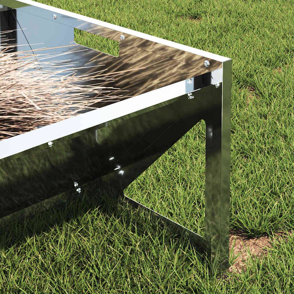 Vidaxl - Trough d'alimentation pour le bétail Argent 108 x 50 x 28 cm vidaXL 874617 - Image 5