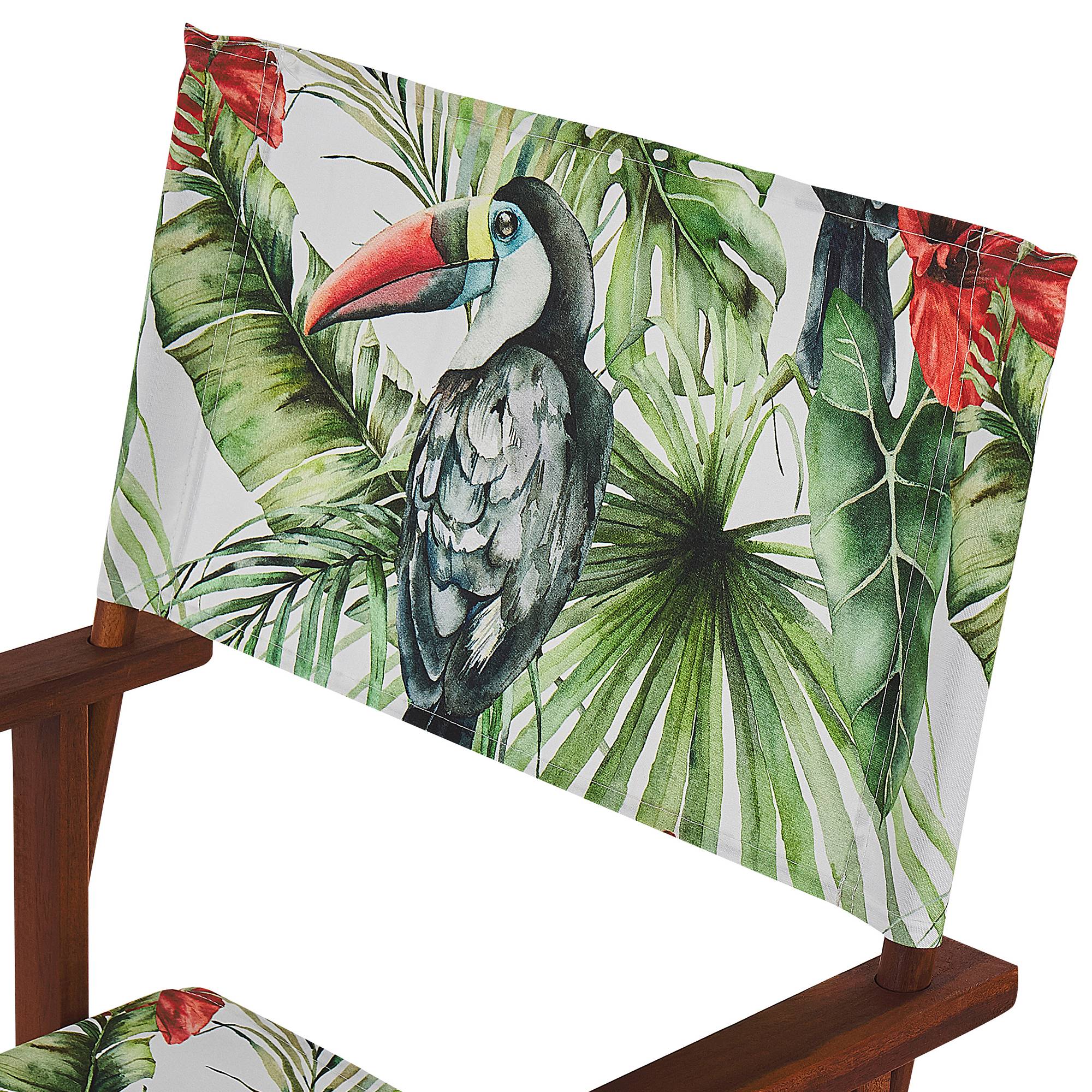 Beliani - Chaise de jardin Tissu Vert CINE - 50x50x91- Beliani - Image 5