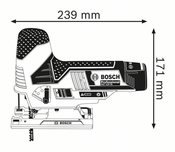 Bosch - Scie sauteuse GST 12V-70 solo | 06015A1001 - Bosch - Image 2