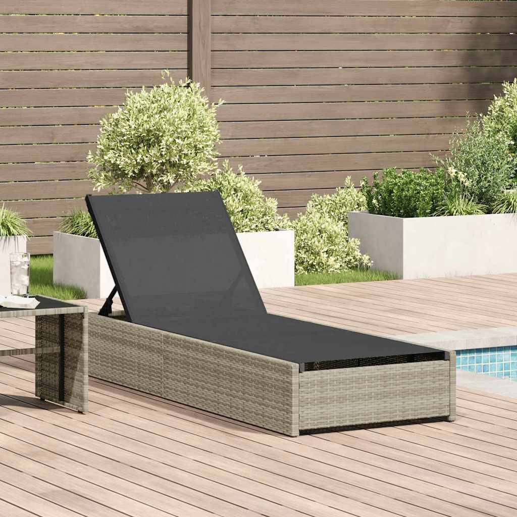 PANGIVO - Transat polyrotin beige 200,5 x 70 x 75 cm - PANGIVO - Image 1